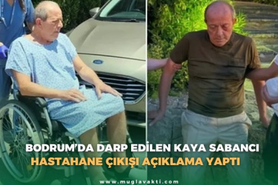 BODRUM'DA DARP EDİLEN KAYA SABANCI AÇIKLAMA YAPTI.