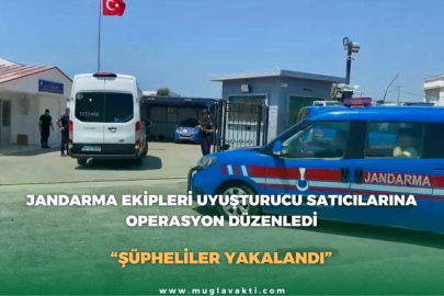 JANDARMA EKİPLERİ UYUŞTURUCU SATICILARINA OPERASYON DÜZENLEDİ