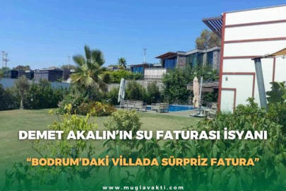 DEMET AKALIN’IN SU FATURASI İSYANI