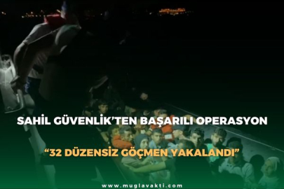 SAHİL GÜVENLİK’TEN BAŞARILI OPERASYON