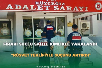 FİRARİ SUÇLU SAHTE KİMLİKLE YAKALANDI