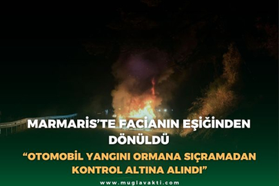 MARMARİS’TE FACİANIN EŞİĞİNDEN DÖNÜLDÜ