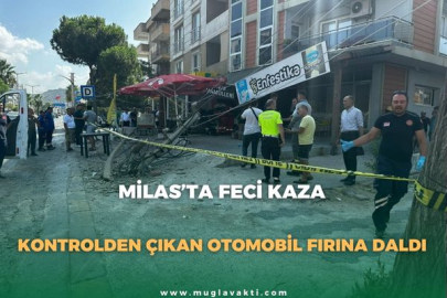 MİLAS’TA FECİ KAZA