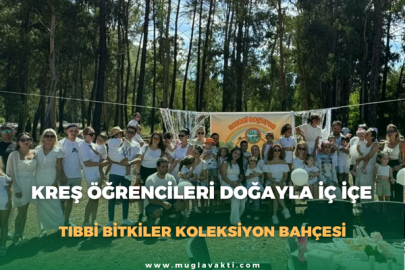 Kreş Öğrencileri Doğayla İç İçe: Tıbbi Bitkiler Koleksiyon Bahçesi