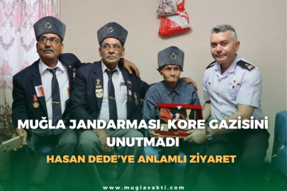 Muğla Jandarması, Kore Gazisini Unutmadı: Hasan Dede’ye Anlamlı Ziyaret