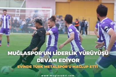 MUĞLASPOR'UN LİDERLİK YÜRÜYÜŞÜ DEVAM EDİYOR