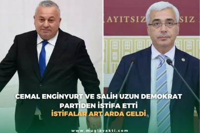 Cemal Enginyurt ve Salih Uzun, Demokrat Parti'den istifa etti