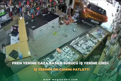 Fren Yerine Gaza Basan Sürücü İş Yerine Girdi